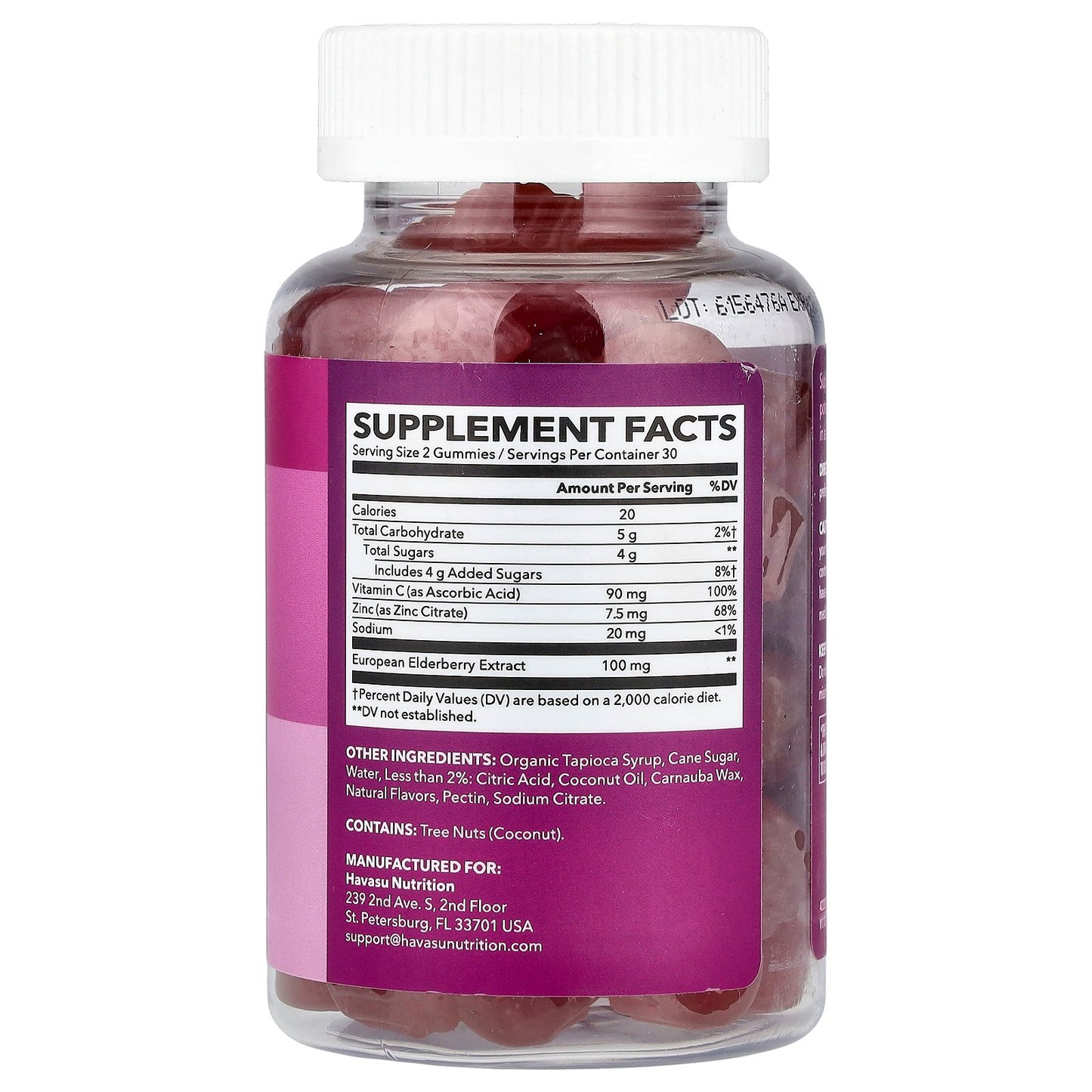 Havasu Nutrition, Elderberry Gummies, 60 Gummies