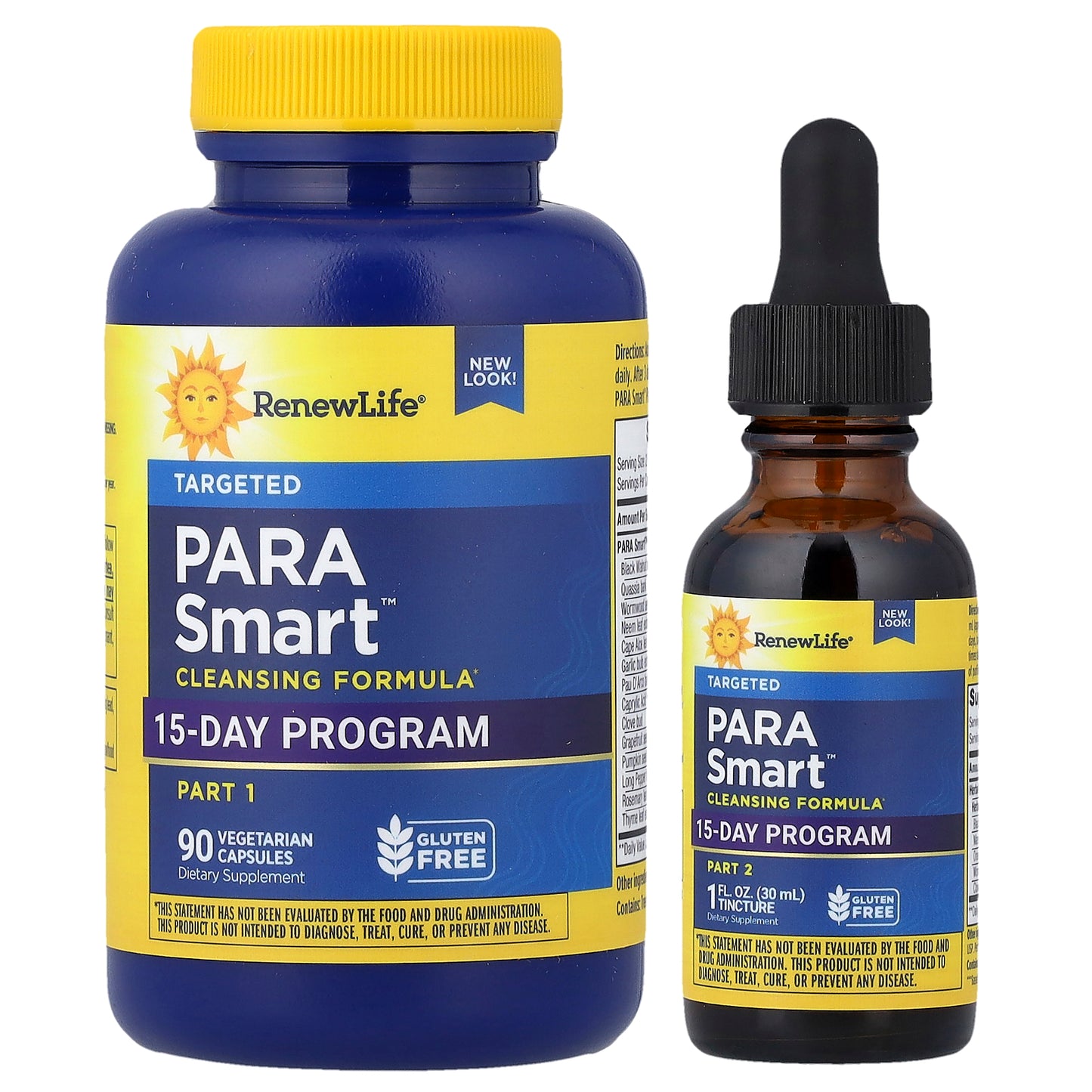 Renew Life, ParaSmart™ Cleansing Formula, 15-Day Program, 2-Part