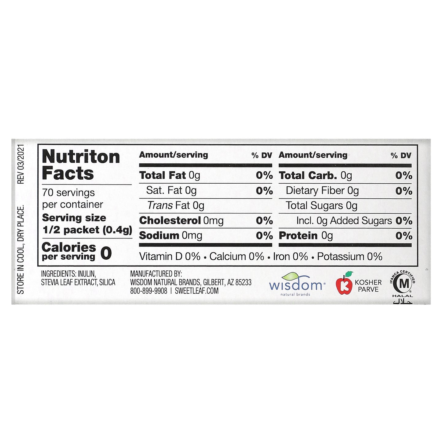 SweetLeaf Stevia, Stevia Sweetener, 35 Packets, 1 oz (28.3 g)