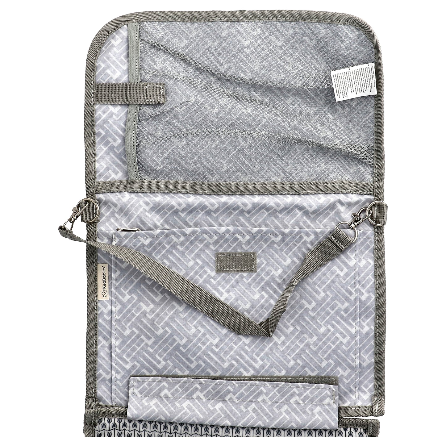 KeaBabies, Ezee Diaper Changing Pad, For Babies, Gray, 1 Count