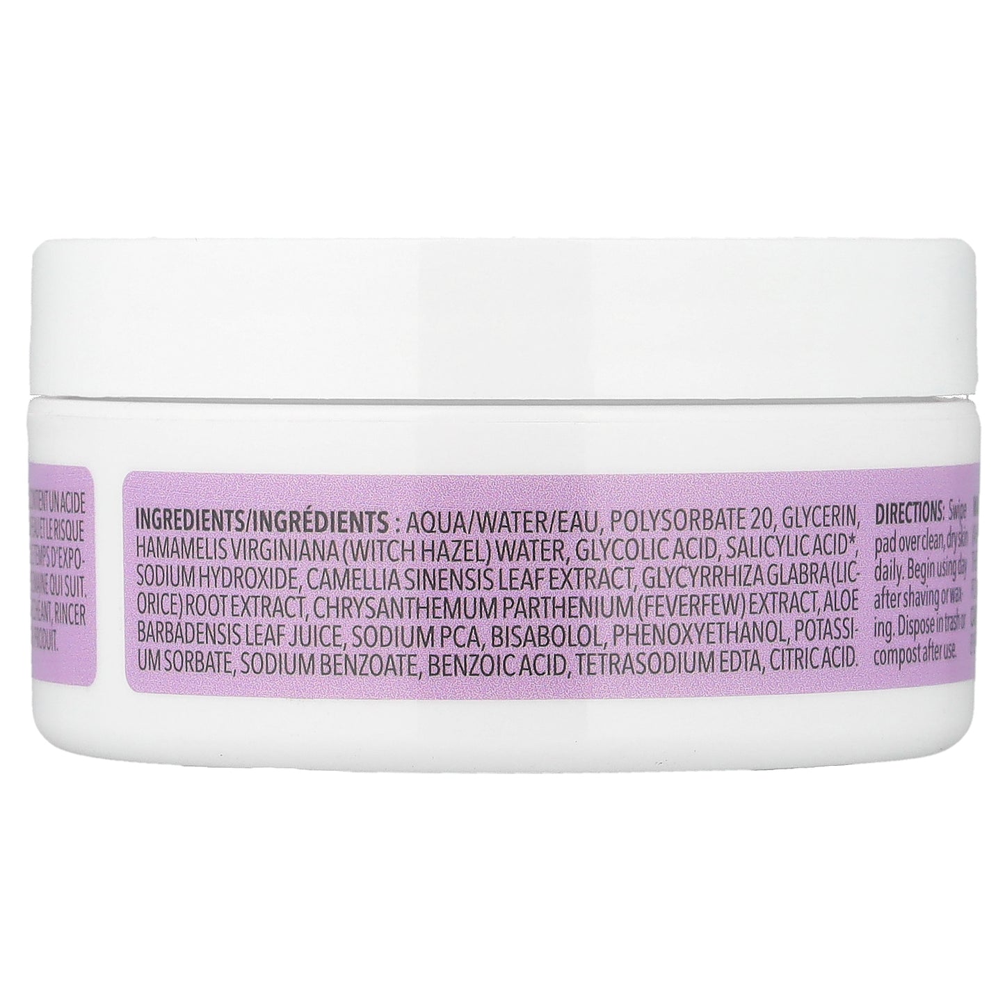 First Aid Beauty, Ingrown Hair Pads With BHA + AHA, 28 Pads