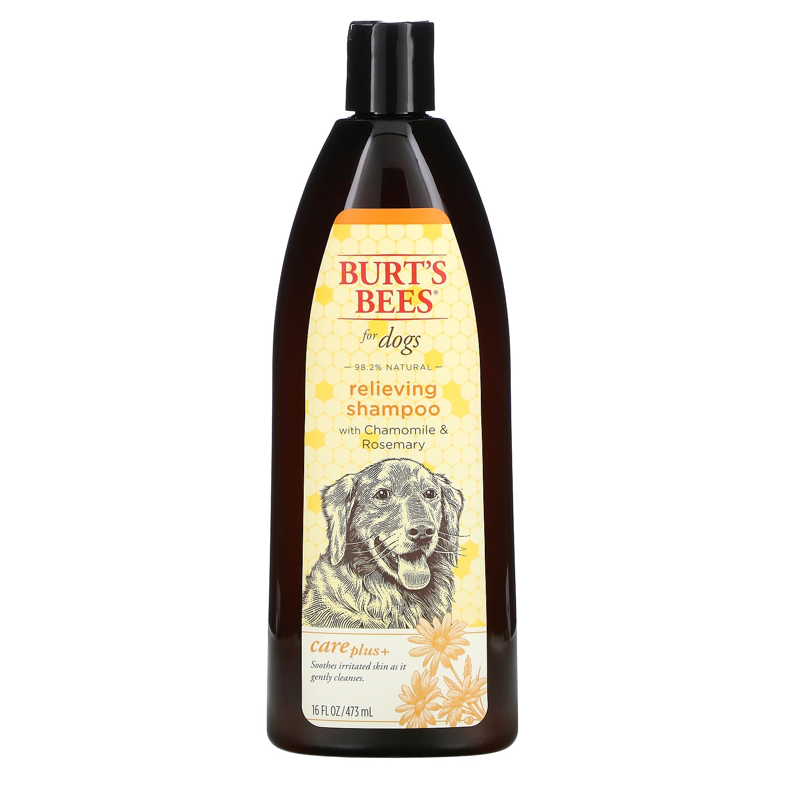 Burt's Bees, Care Plus+, Relieving Shampoo for Dogs with Chamomile & Rosemary, 16 fl oz (473 ml)