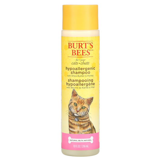 Burt's Bees, Hypoallergenic Shampoo For Cats with Shea Butter & Honey, 10 fl oz (296 ml)