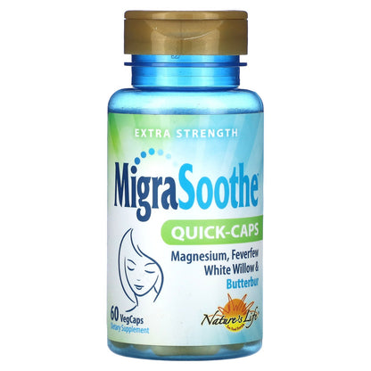 Nature's Life, MigraSoothe, Quick-Caps, Extra Strength, 60 VegCaps