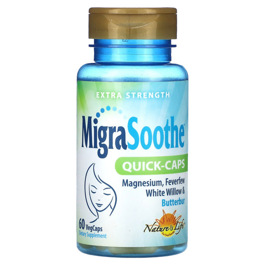 Nature's Life, MigraSoothe, Quick-Caps, Extra Strength, 60 VegCaps