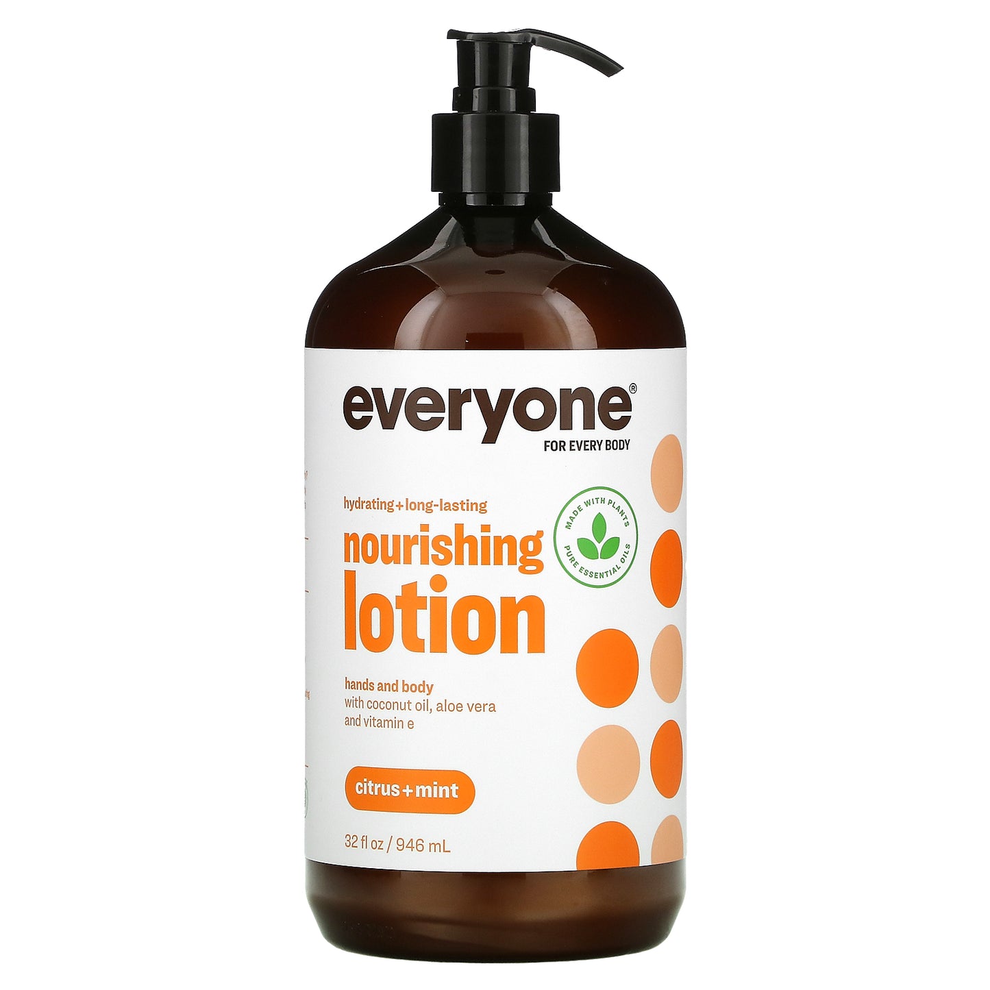 Everyone, Nourishing Hands and Body Lotion, Citrus + Mint, 32 fl oz (946 ml)