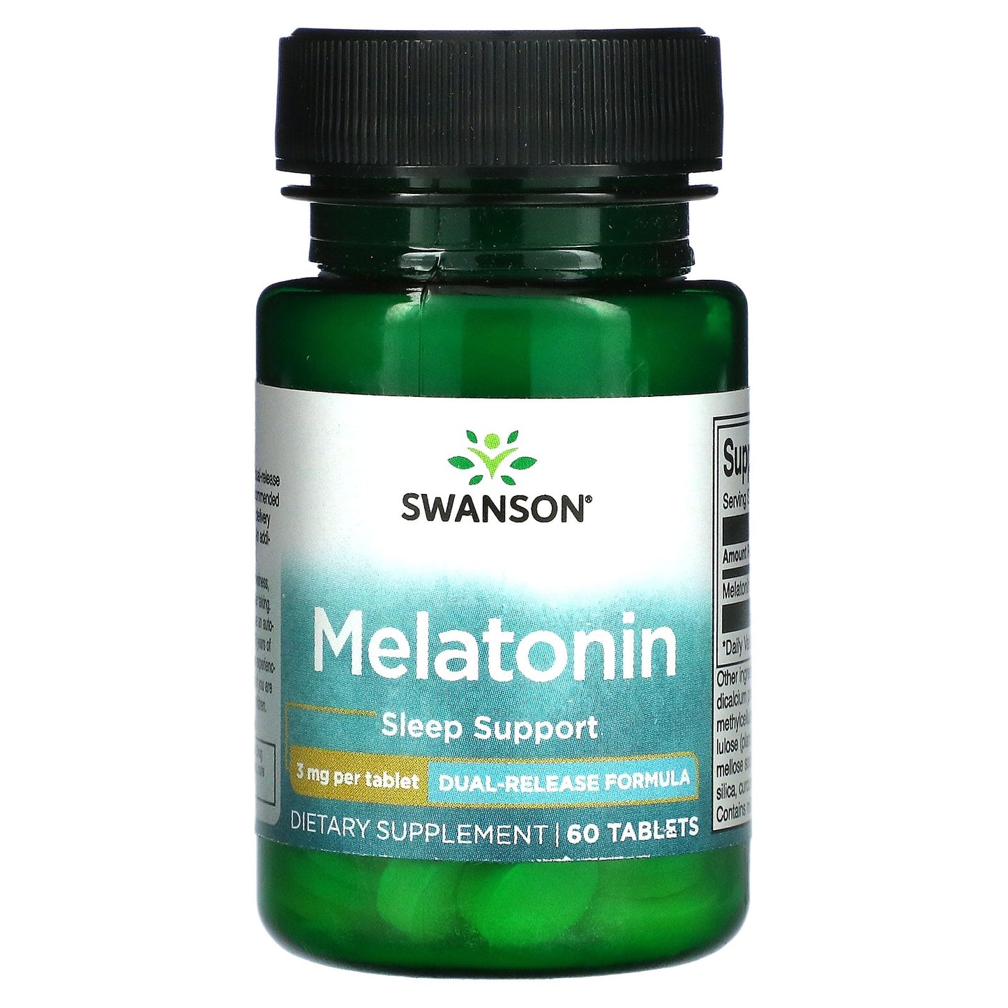 Swanson, Melatonin, 3 mg, 60 Tablets