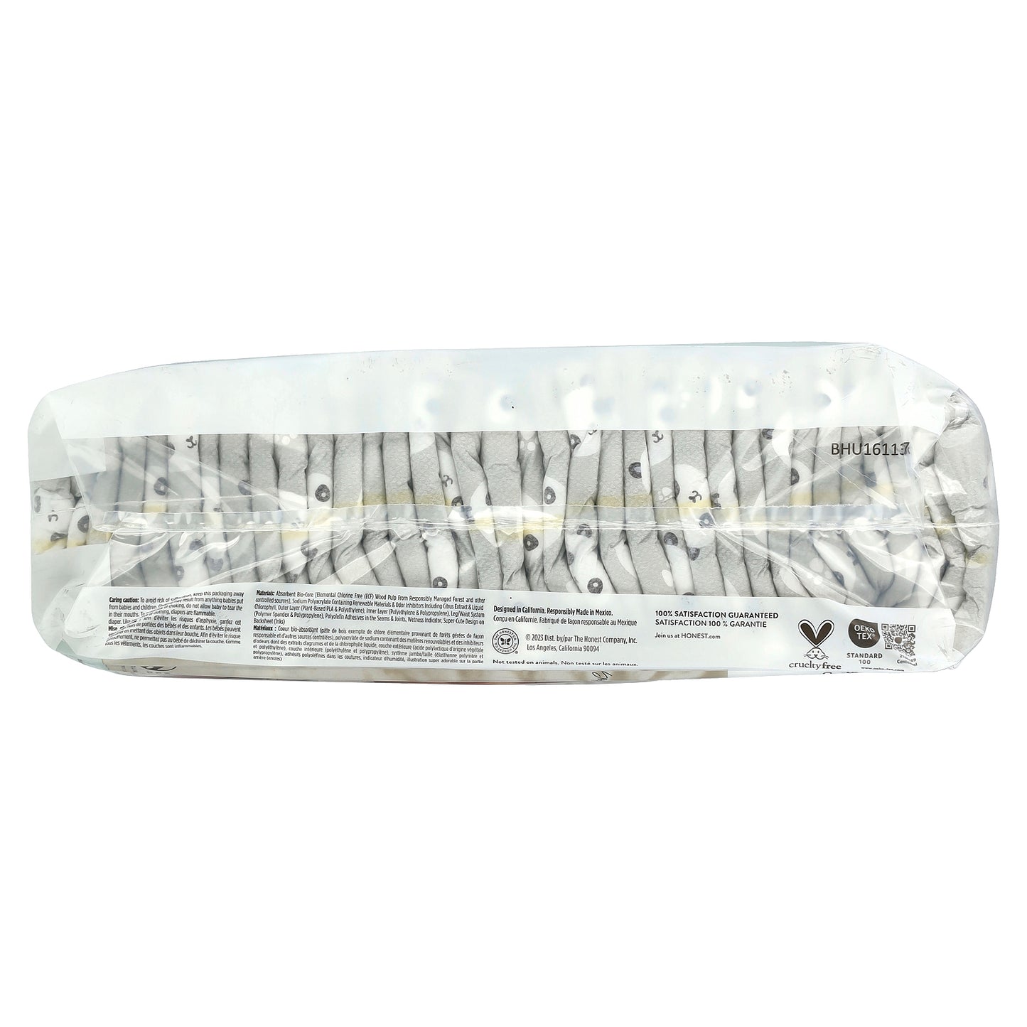 The Honest Company, Clean Conscious Diapers™, Size 1, 8-14 lbs, Pandas, 35 Diapers