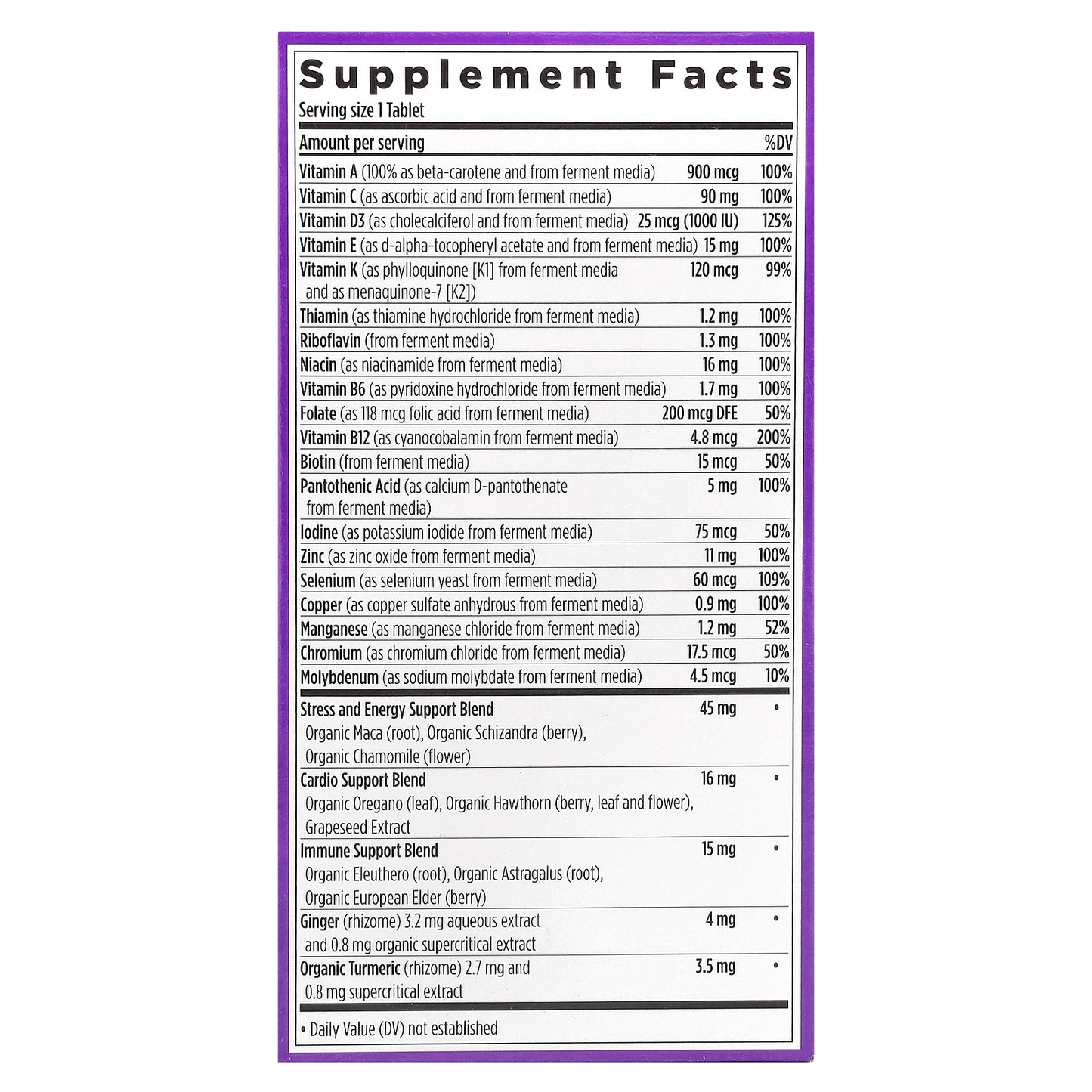 New Chapter, One Daily Every Man's™ Multivitamin, 96 Vegetarian Tablets