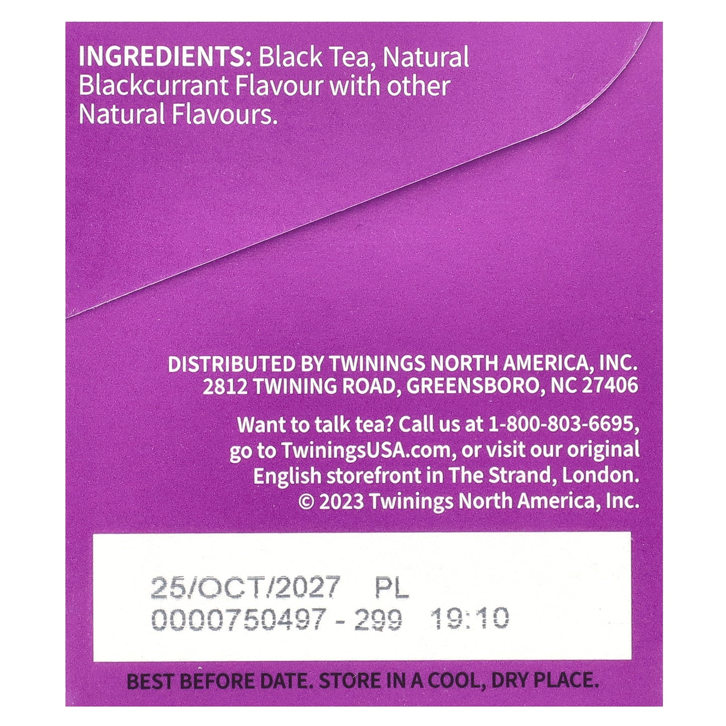 Twinings, Flavored Black Tea, Blackcurrant Breeze, 20 Tea Bags, 1.41 oz (40 g)