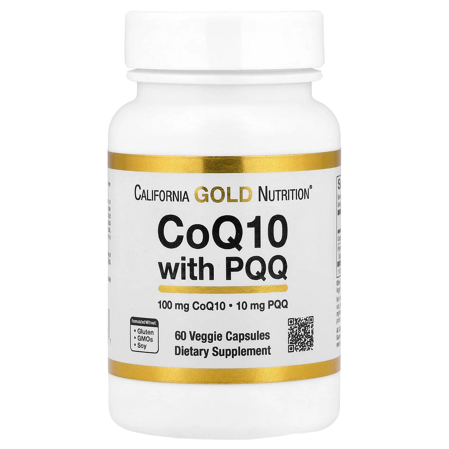 California Gold Nutrition, CoQ10 with PQQ, 60 Veggie Capsules