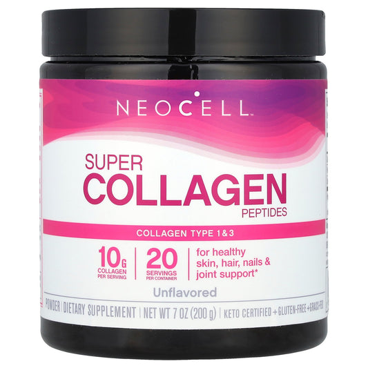 NeoCell, Super Collagen Peptides, Unflavored, 7 oz (200 g)