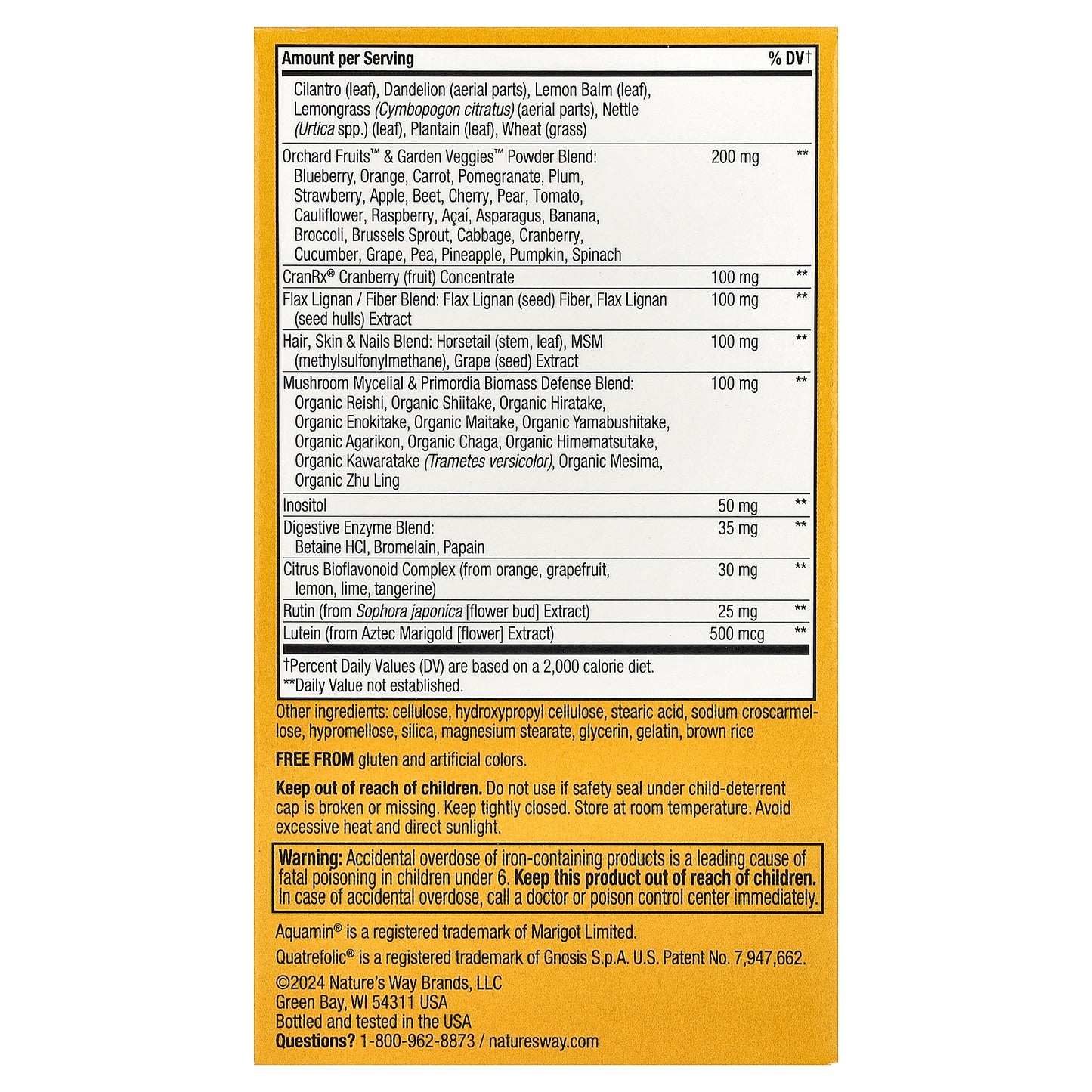 Nature's Way, Alive!® Max 3 Potency, Women's Complete Multivitamin, 90 Tablets