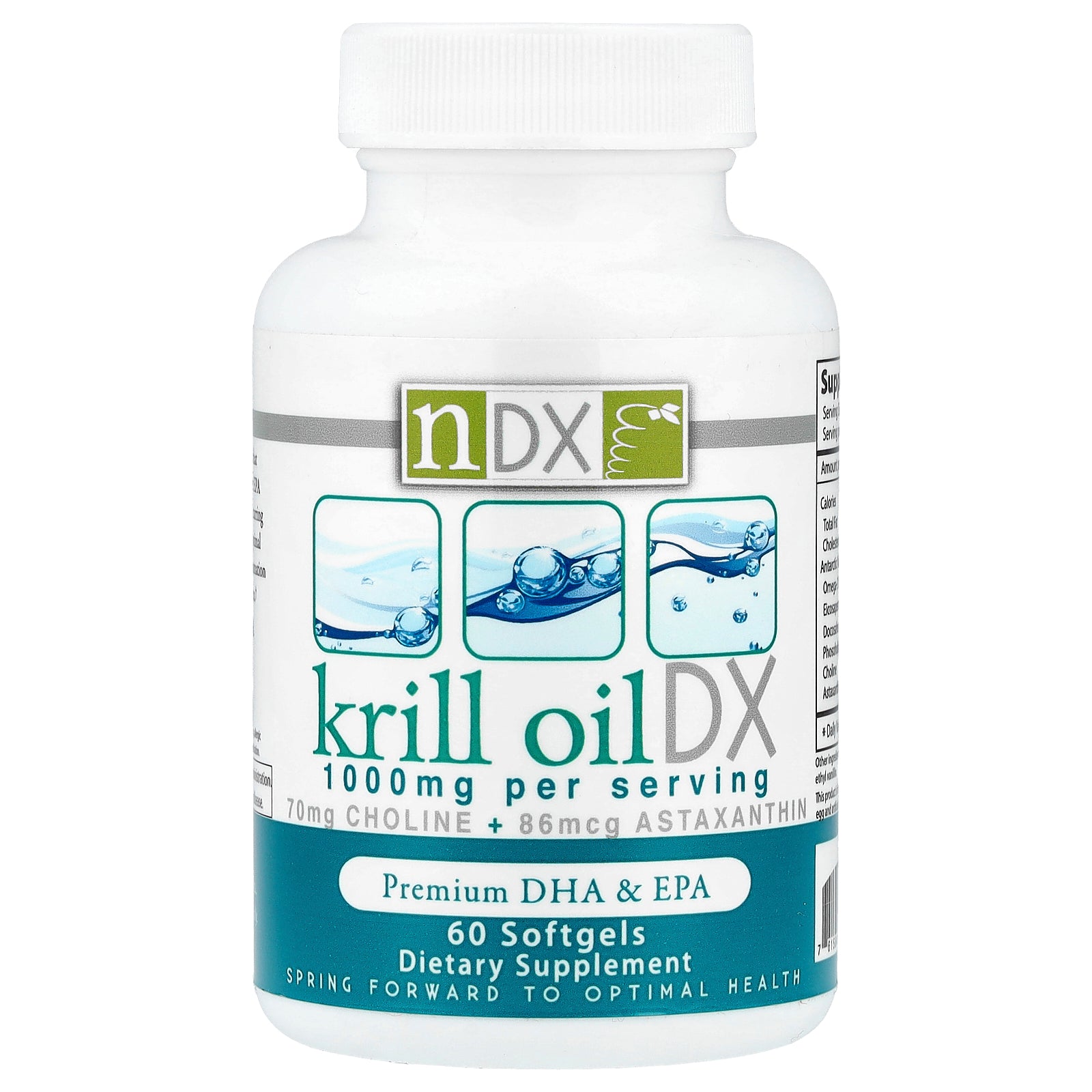 Natural Dynamix (NDX), Krill Oil DX, Premium DHA & EPA, 60 Softgels