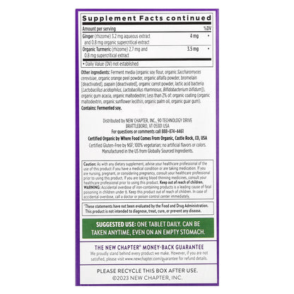 New Chapter, One Daily Every Woman's™ Multivitamin, 72 Vegetarian Tablets