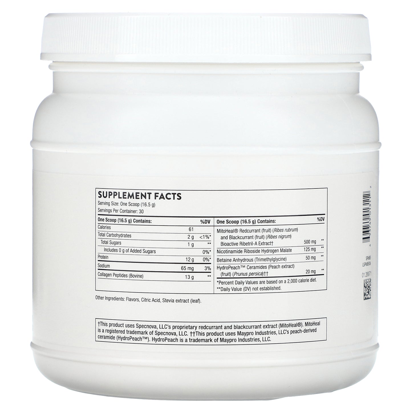 Thorne, Collagen Plus, Passion Berry, 1.09 lb (495 g)