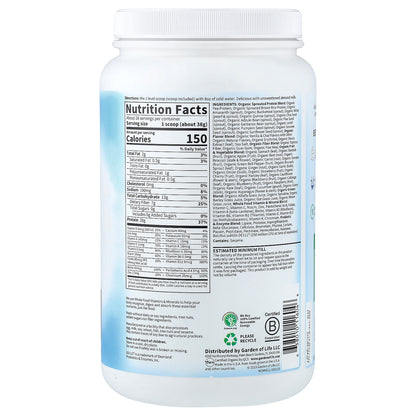 Garden of Life, RAW Organic Meal Replacement Shake, Vanilla Chai, 2 lbs 5.53 oz (1,064 g)