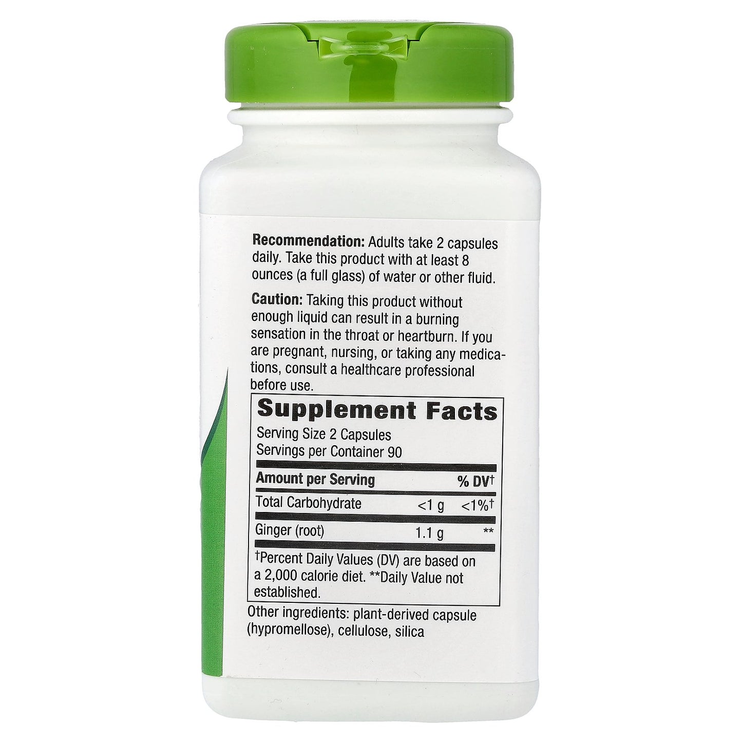 Nature's Way, Ginger Root, 180 Vegan Capsules (550 mg per Capsule)