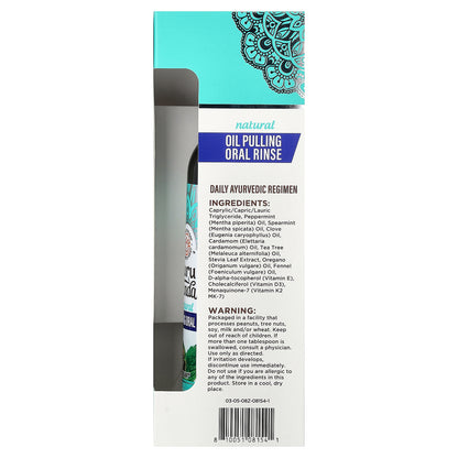 GuruNanda, Natural Oil Pulling Oral Rinse, Farmed Mint™, 8 fl oz (237 ml)
