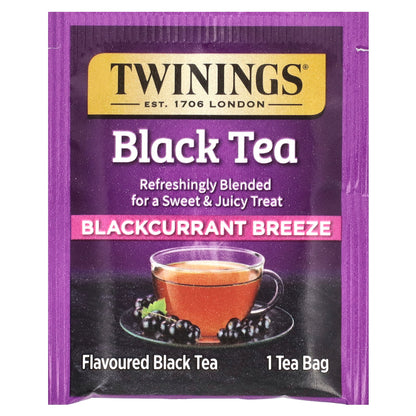 Twinings, Flavored Black Tea, Blackcurrant Breeze, 20 Tea Bags, 1.41 oz (40 g)