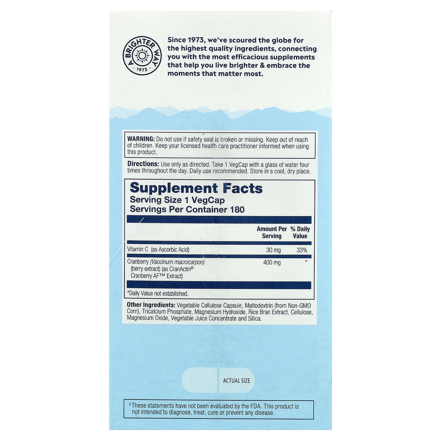 Solaray, CranActin®, Urinary Tract Health, 180 VegCaps