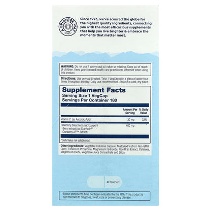 Solaray, CranActin®, Urinary Tract Health, 180 VegCaps