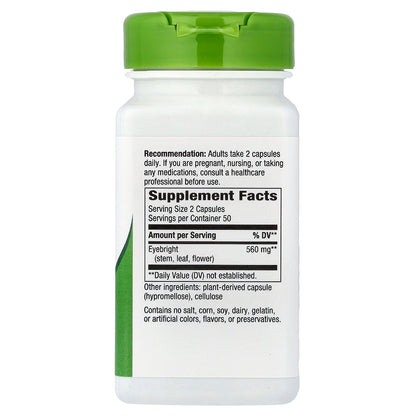 Nature's Way, Eyebright Herb, 100 Vegan Capsules (280 mg per Capsule)