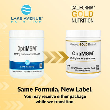 California Gold Nutrition, OptiMSM® Flakes, 35 oz (992 g)
