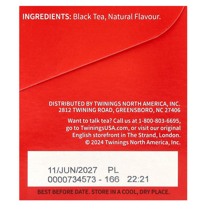 Twinings, Flavored Black Tea, Christmas Tea, 20 Tea Bags, 1.41 oz (40 g)