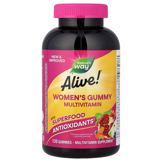 Nature's Way, Alive!® Women's Gummy Multivitamin, Mixed Berry, 130 Gummies