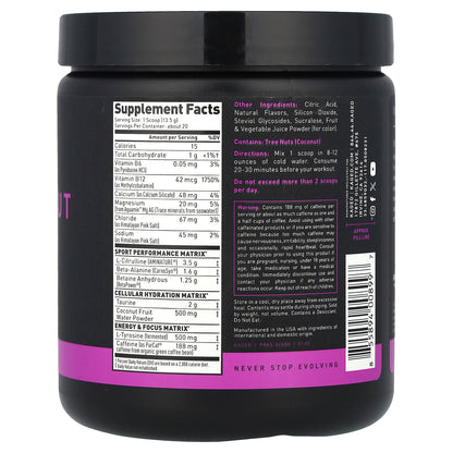 Kaged, Pre-Workout, Sport, Glacier Grape, 9.52 oz (270 g)