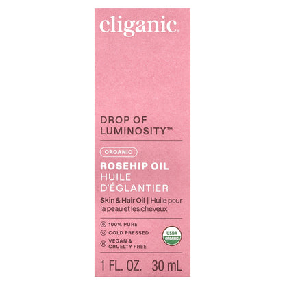 Cliganic, Organic Rosehip Oil, 1 fl oz (30 ml)