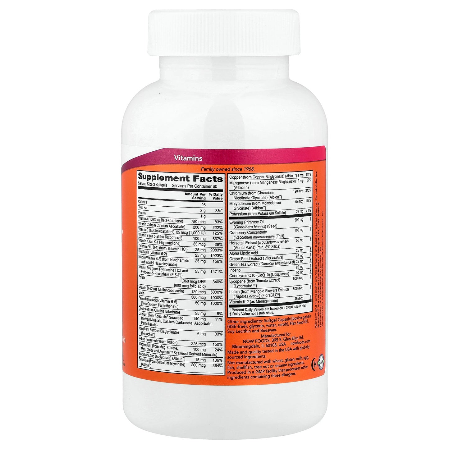 NOW Foods, EVE™, Superior Women's Multi, 180 Softgels