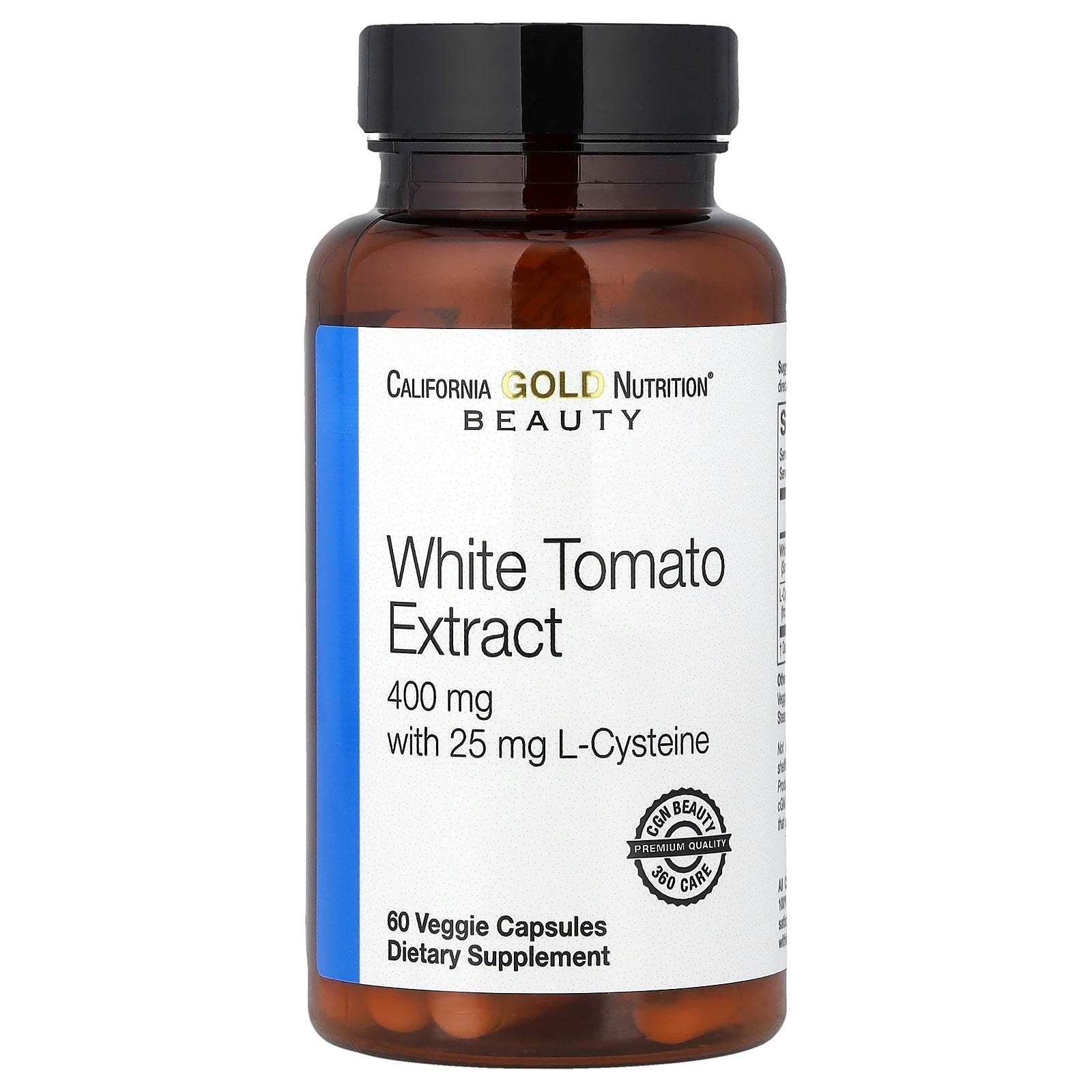 California Gold Nutrition, White Tomato Extract, 60 Veggie Capsules