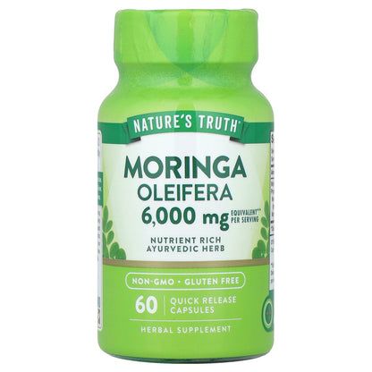 Nature's Truth, Moringa Oleifera, 60 Quick Release Capsules (3,000 mg per Capsule)