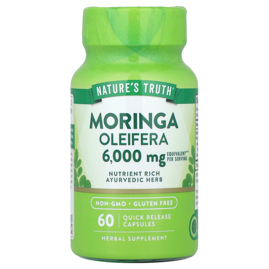 Nature's Truth, Moringa Oleifera, 60 Quick Release Capsules (3,000 mg per Capsule)