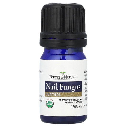 Forces of Nature, Nail Fungus, Organic Plant Medicine, 0.17 fl oz (5 ml)