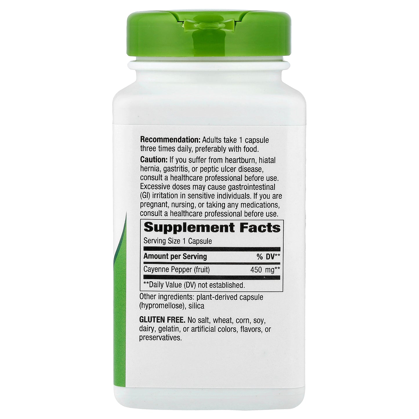 Nature's Way, Cayenne Fruit, 180 Vegan Capsules (450 mg Per capsule)