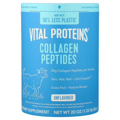 Vital Proteins, Collagen Peptides, Unflavored, 20 oz (567 g)