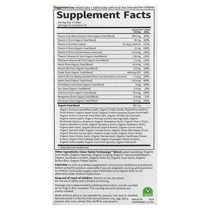 Garden of Life, Organics, Men's Once Daily, 60 Vegan Tablets