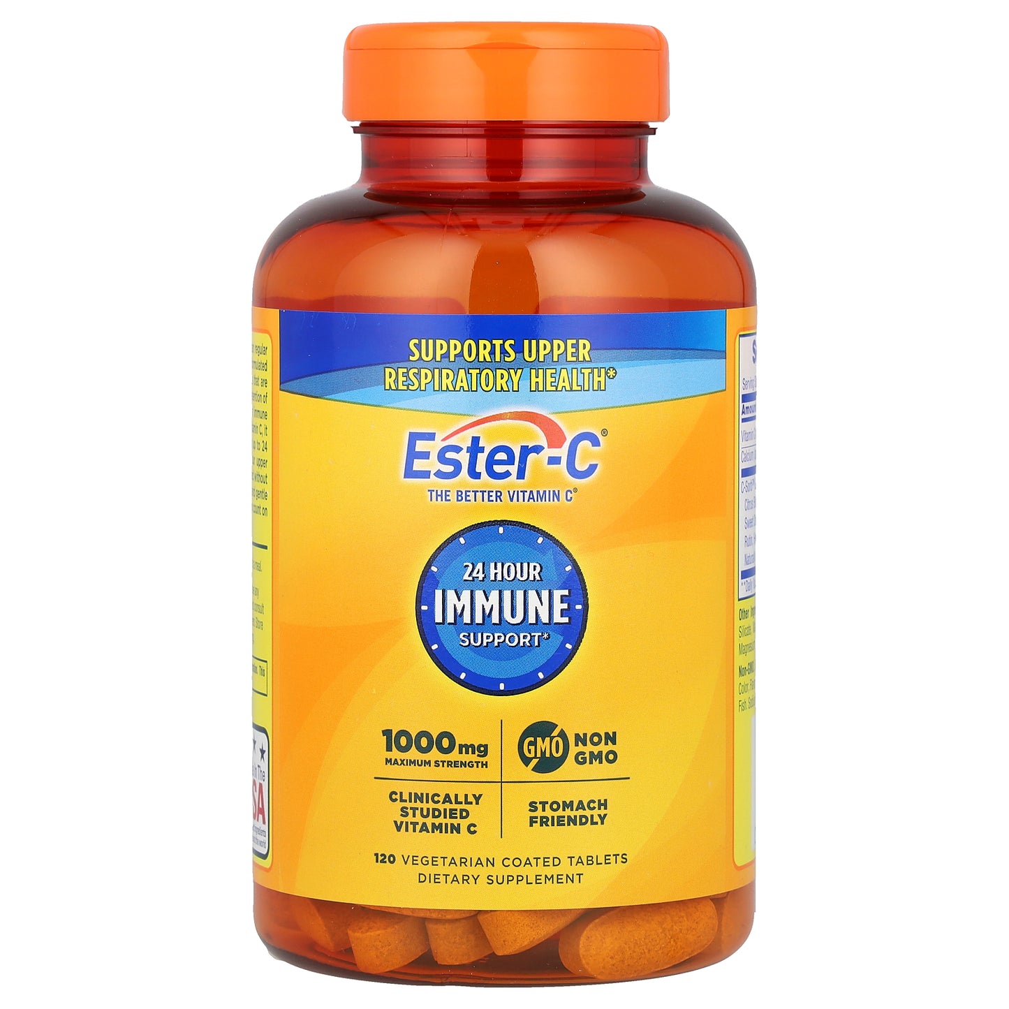 Nature's Bounty, Ester-C®, Maximum Strength, 1,000 mg, 120 Vegetarian Coated Tablets