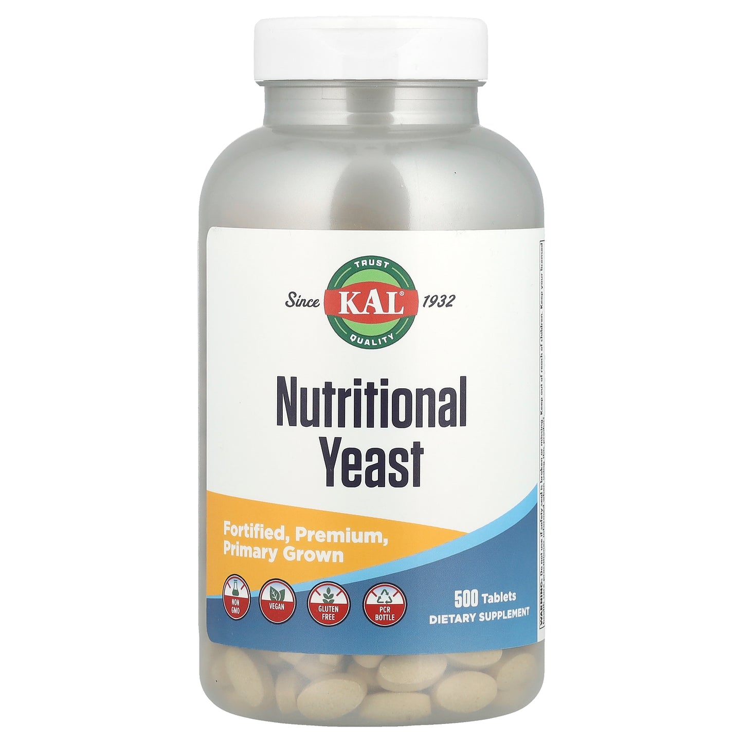 KAL, Nutritional Yeast, 500 Tablets