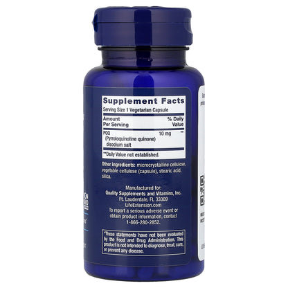 Life Extension, PQQ, 10 mg, 60 Vegetarian Capsules