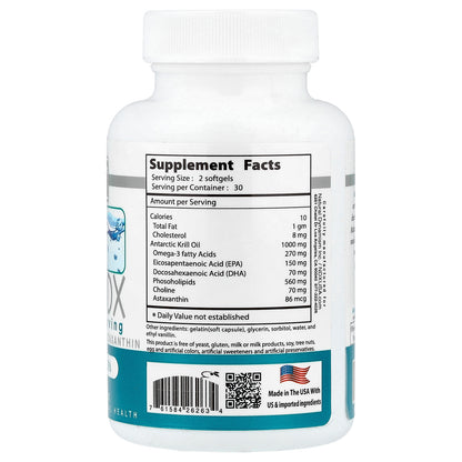 Natural Dynamix (NDX), Krill Oil DX, Premium DHA & EPA, 60 Softgels