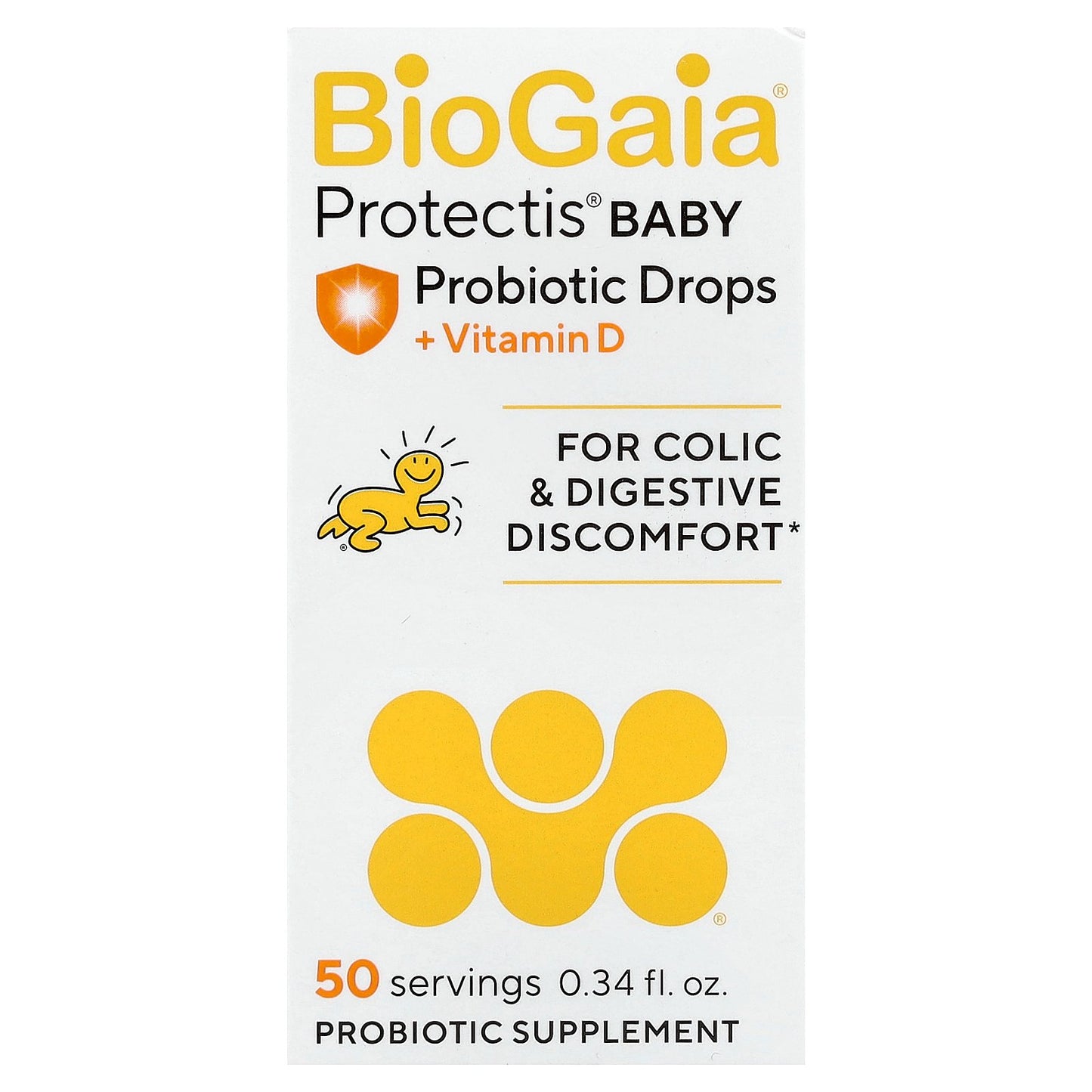 BioGaia, Protectis® Baby, Probiotic Drops with Vitamin D, 0.34 fl oz (10 ml)