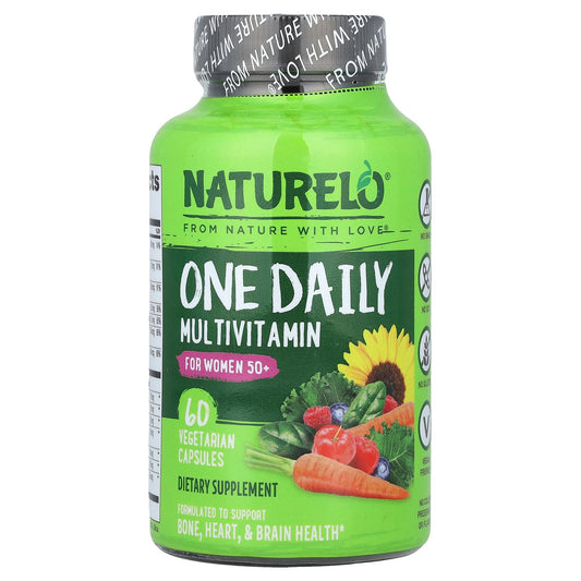 NATURELO, One Daily Multivitamin, For Women 50+, 60 Vegetarian Capsules