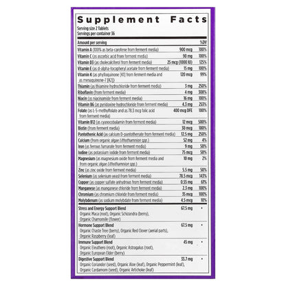 New Chapter, Women's Advanced Multivitamin, 72 Vegetarian Tablets