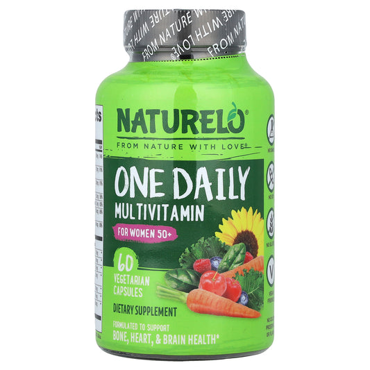 NATURELO, One Daily Multivitamin For Women 50+, 60 Vegetarian Capsules