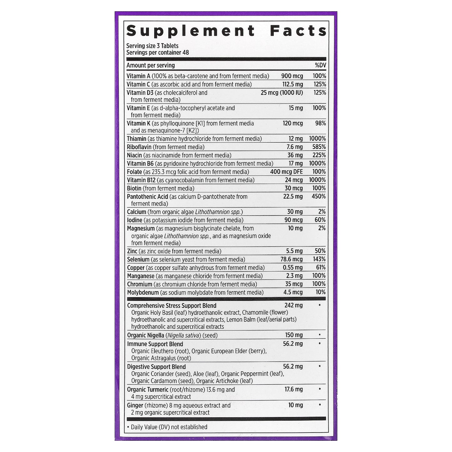 New Chapter, Perfect Calm™ Multivitamin, 144 Vegetarian Tablets