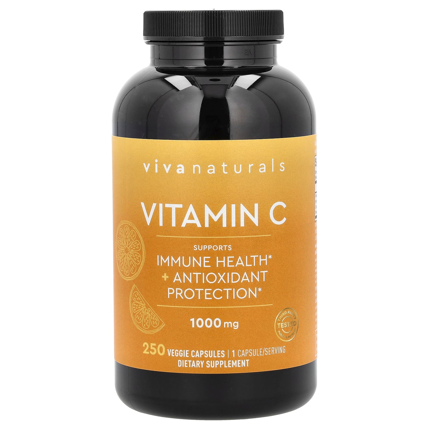 Viva Naturals, Vitamin C, 1,000 mg, 250 Veggie Capsules